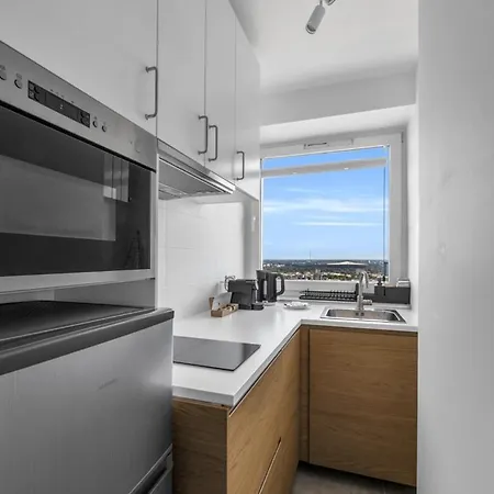 21st Floor Centrum - Balcony, View, Ac - By Rentujemy Apartment