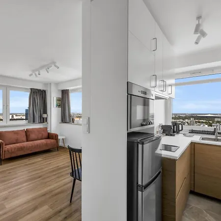 Апартаменты 21st Floor Centrum - Balcony, View, Ac - By Rentujemy
