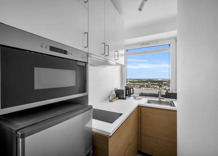 21st Floor Centrum - Balcony, View, Ac - By Rentujemy Apartment Warsaw