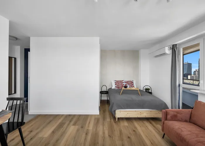 Apartment 21st Floor Centrum - Balcony, View, Ac - By Rentujemy Warsaw